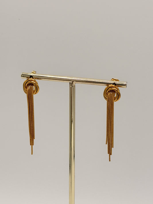 Oorbel Waterfall Knot
