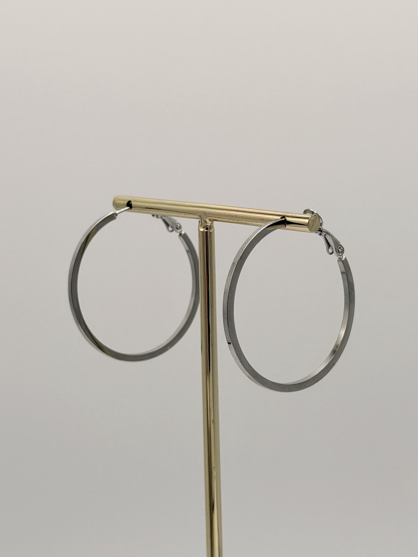 Creolen Silber Vier