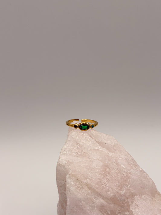 Ring Olive Stone