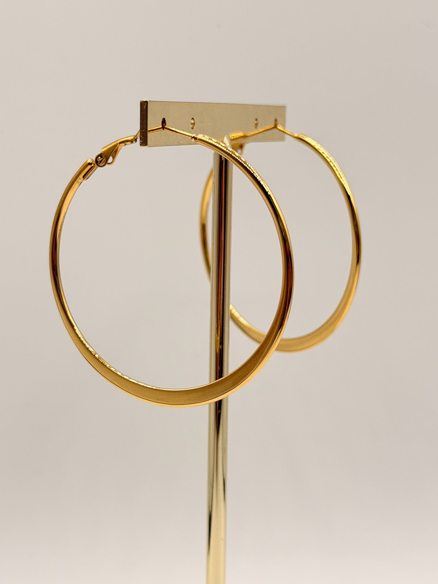 Hoops Flat Gold L