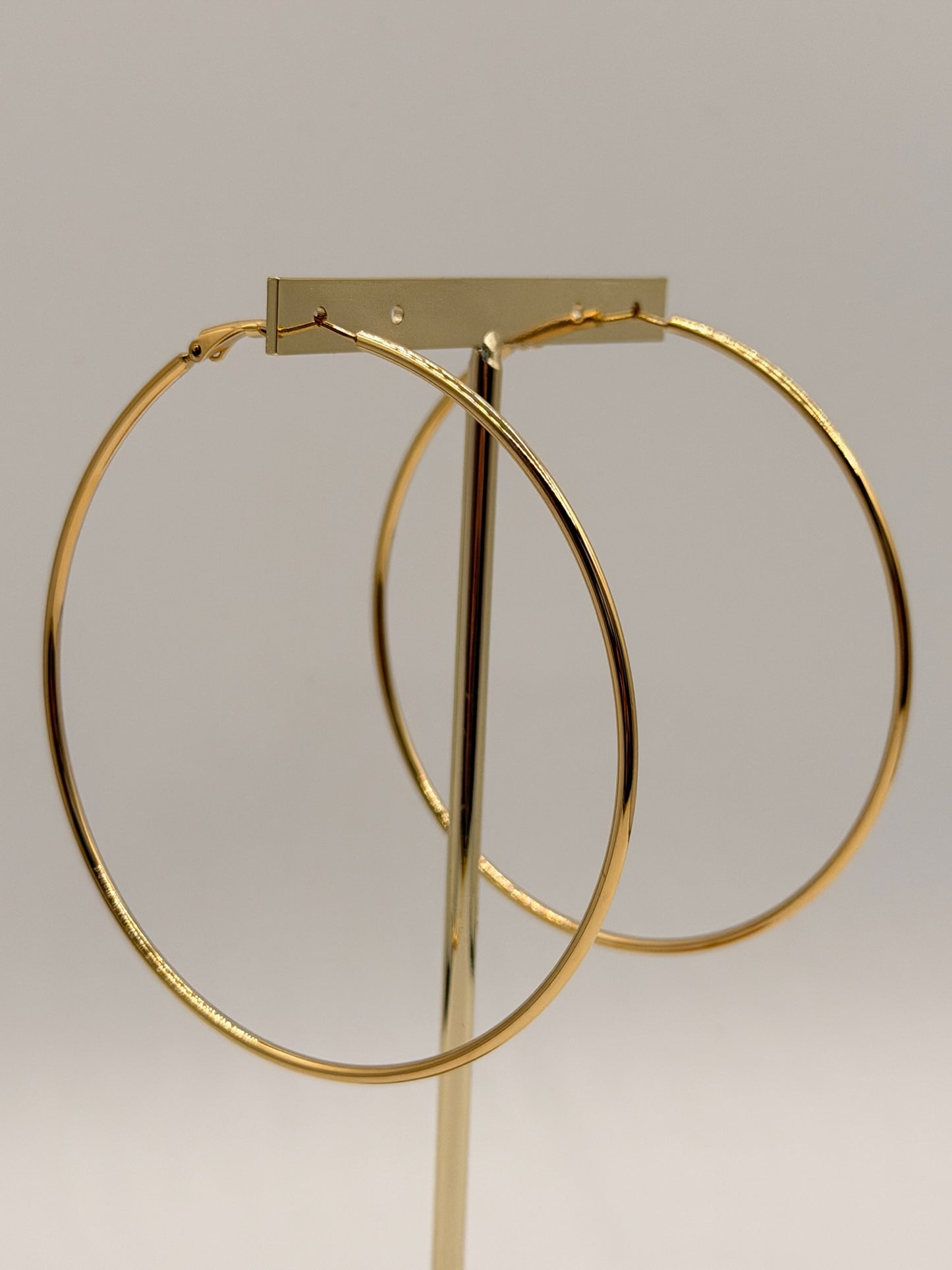 Oorbel hoops classic rond XL