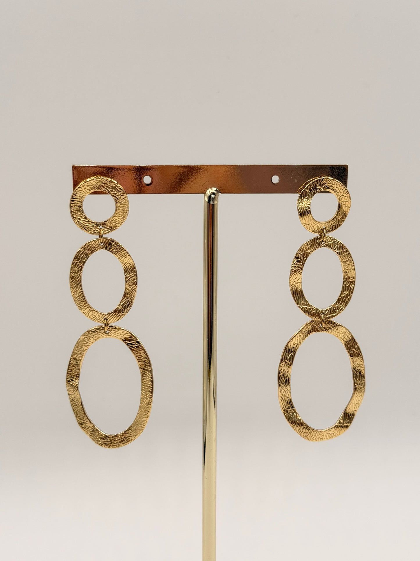 Oorbel Statement hangend Oval