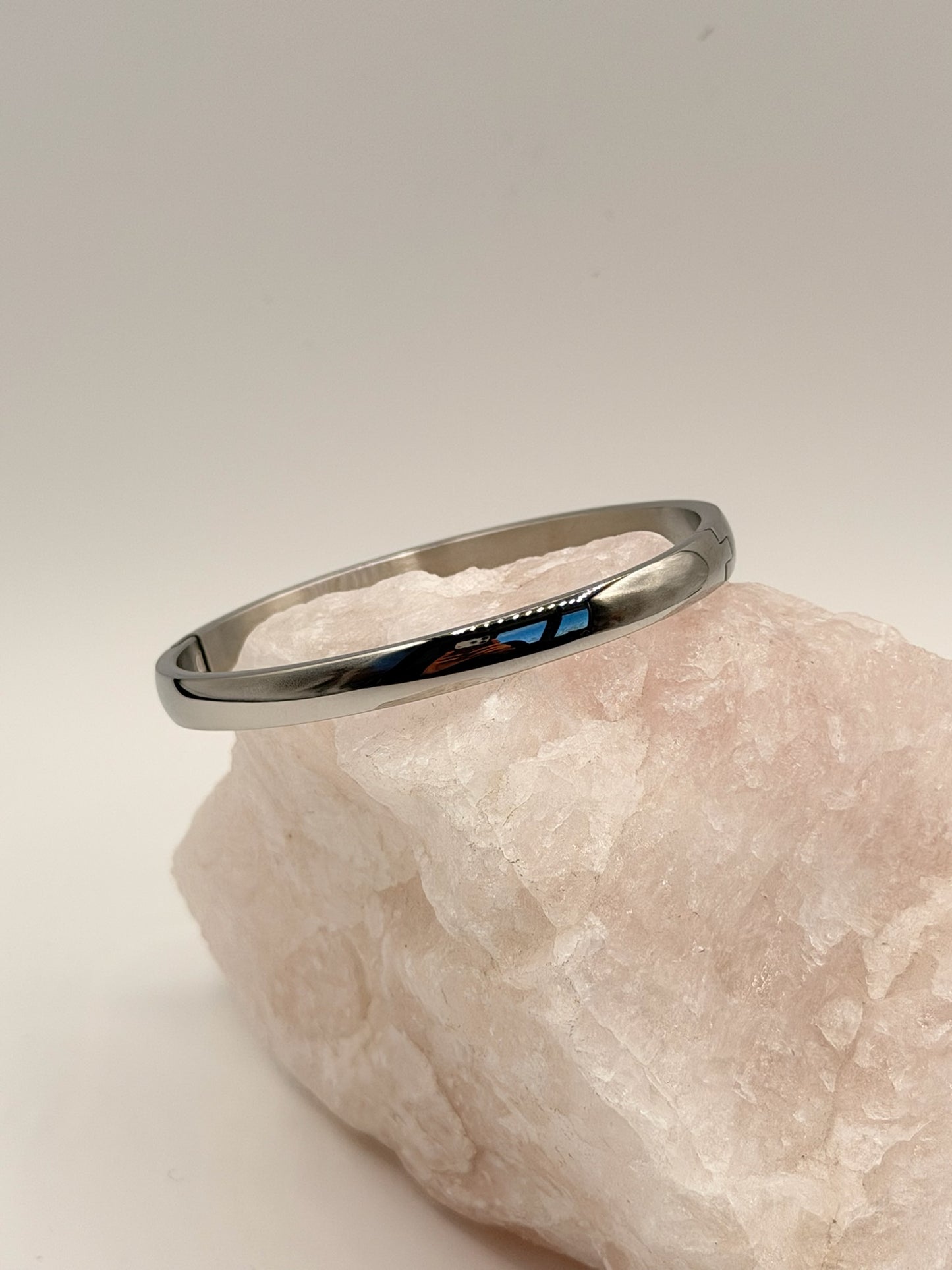 Armreif Silber Glatt