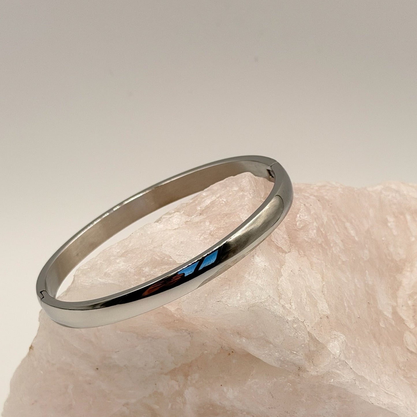 Armreif Silber Glatt