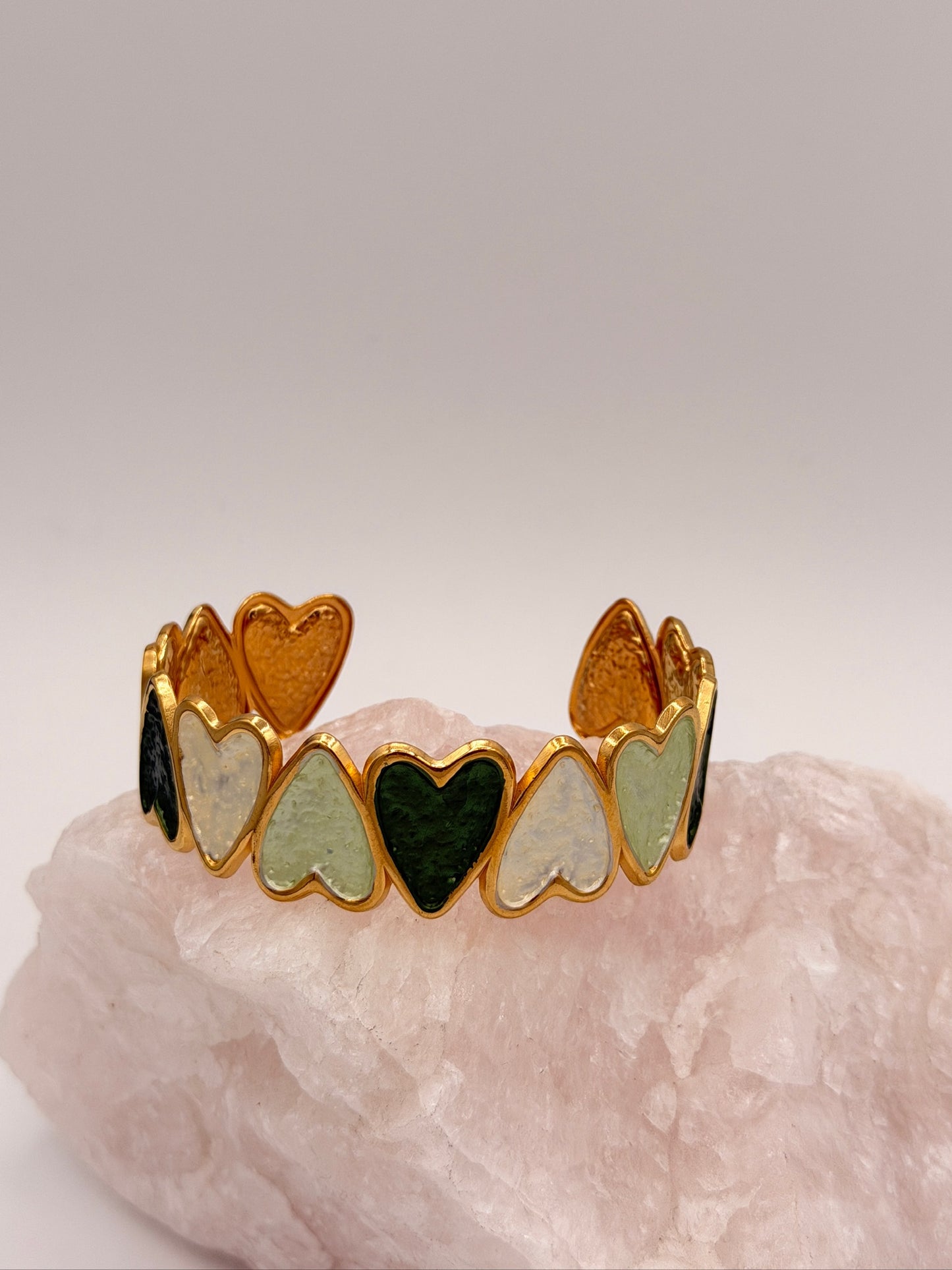 Cuff Bracelet Hearts