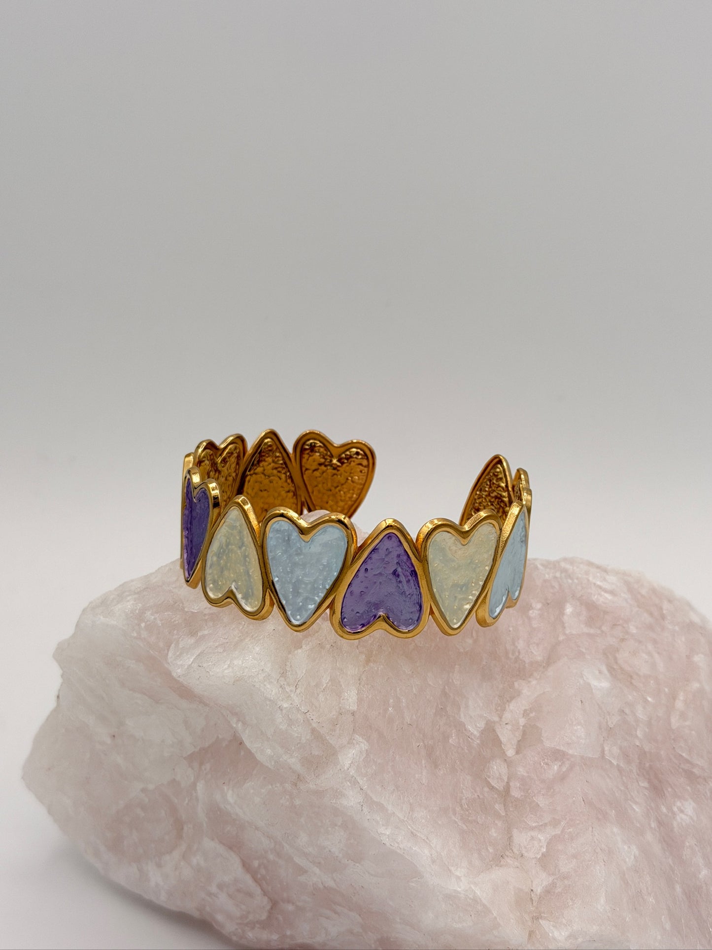 Cuff Bracelet Hearts