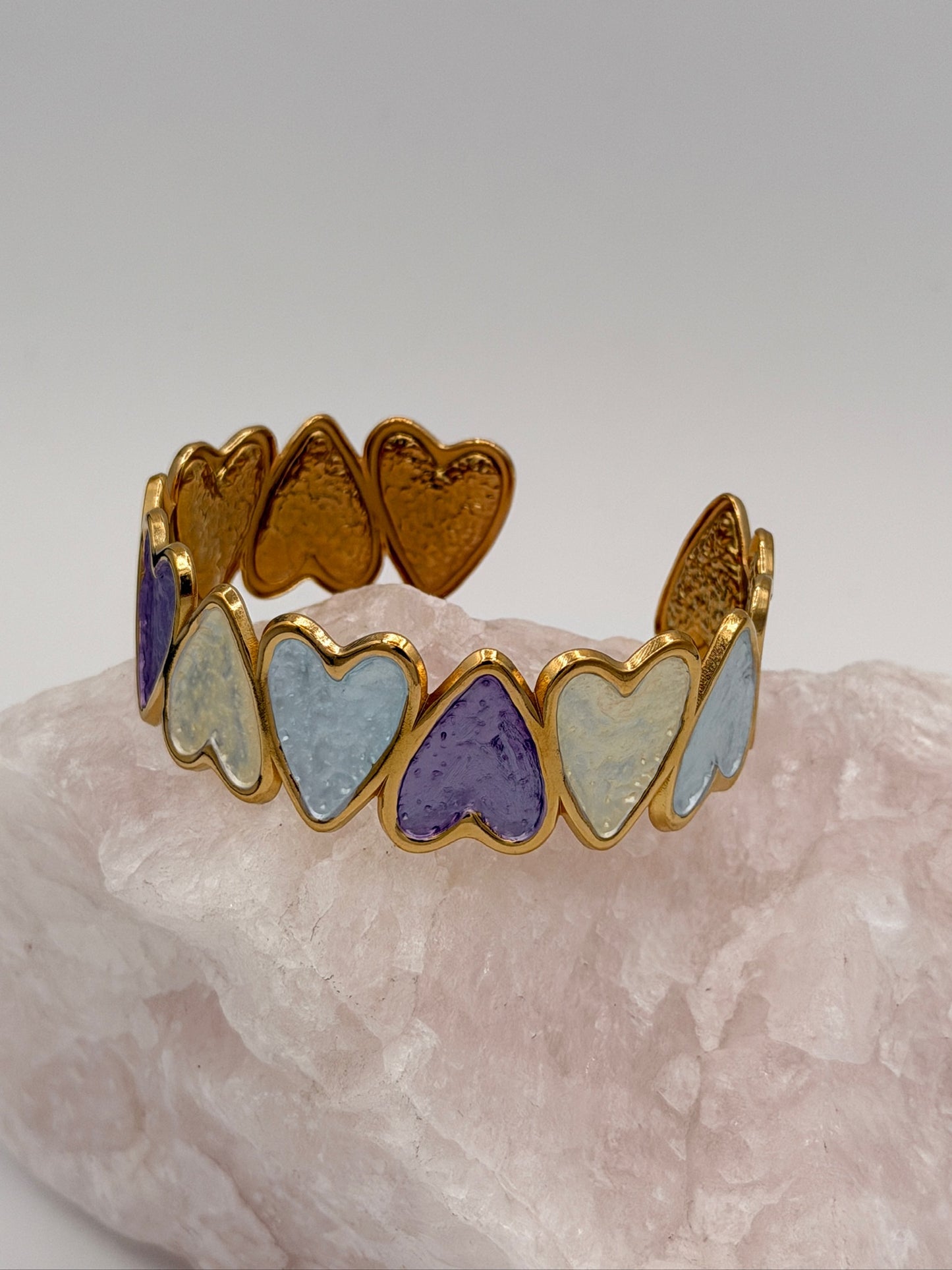 Cuff Bracelet Hearts