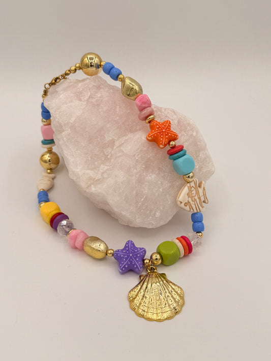 Halskette Colorful Sea Shell