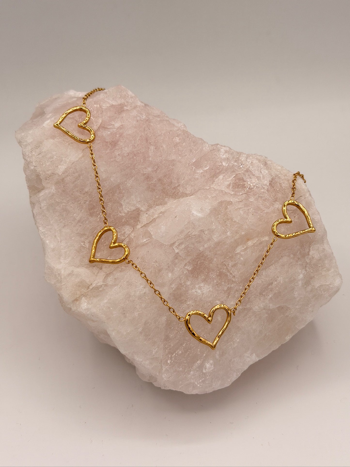 Kette Multi Hearts