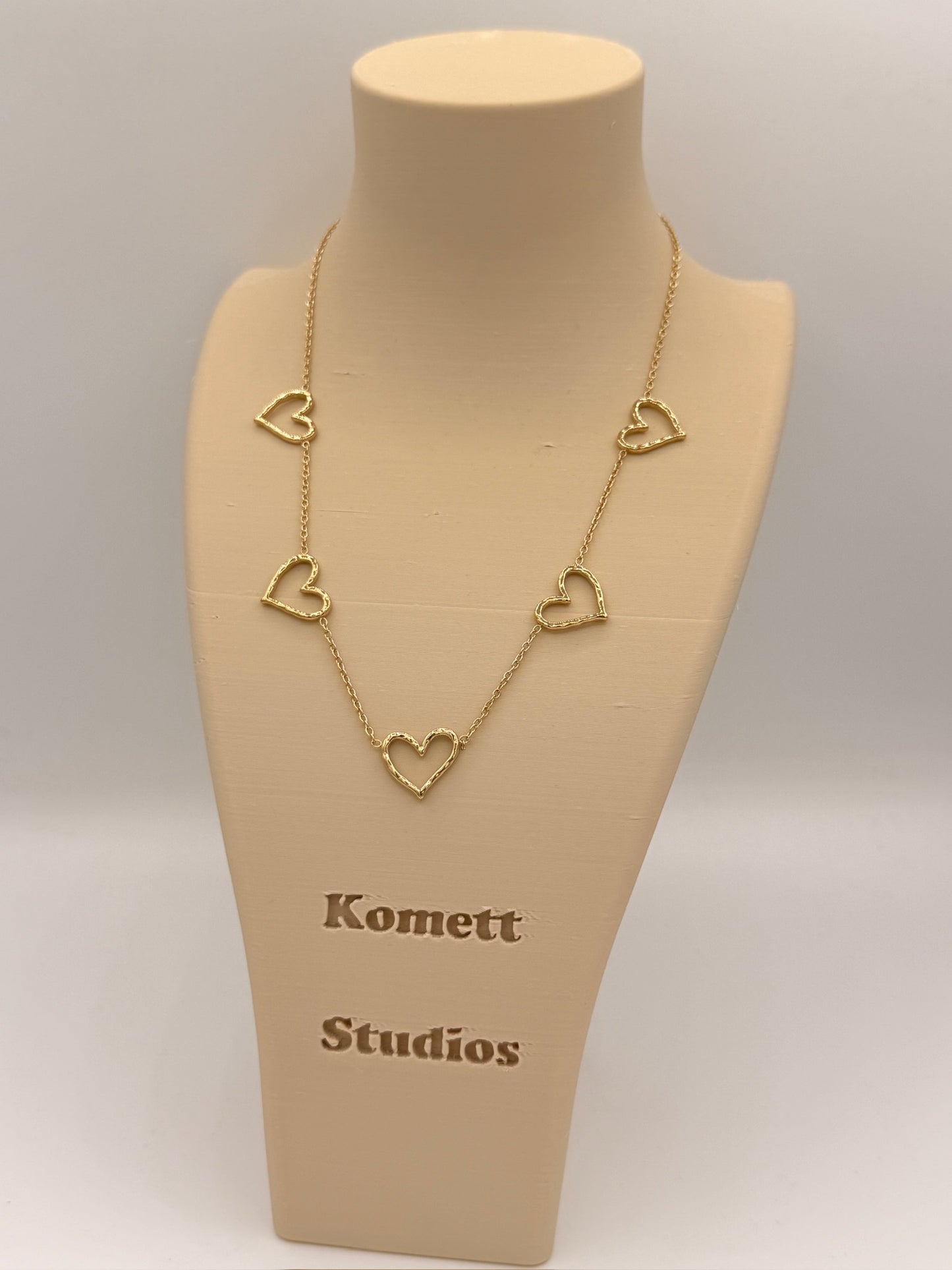 Kette Multi Hearts