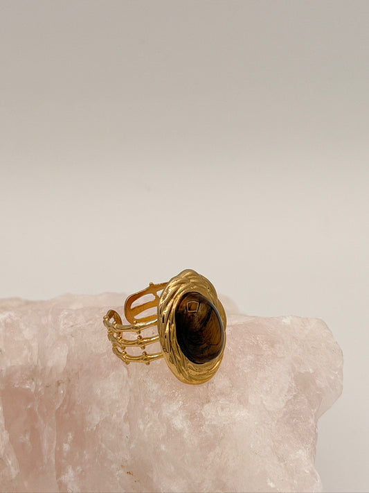 Ring Tigers eye Open