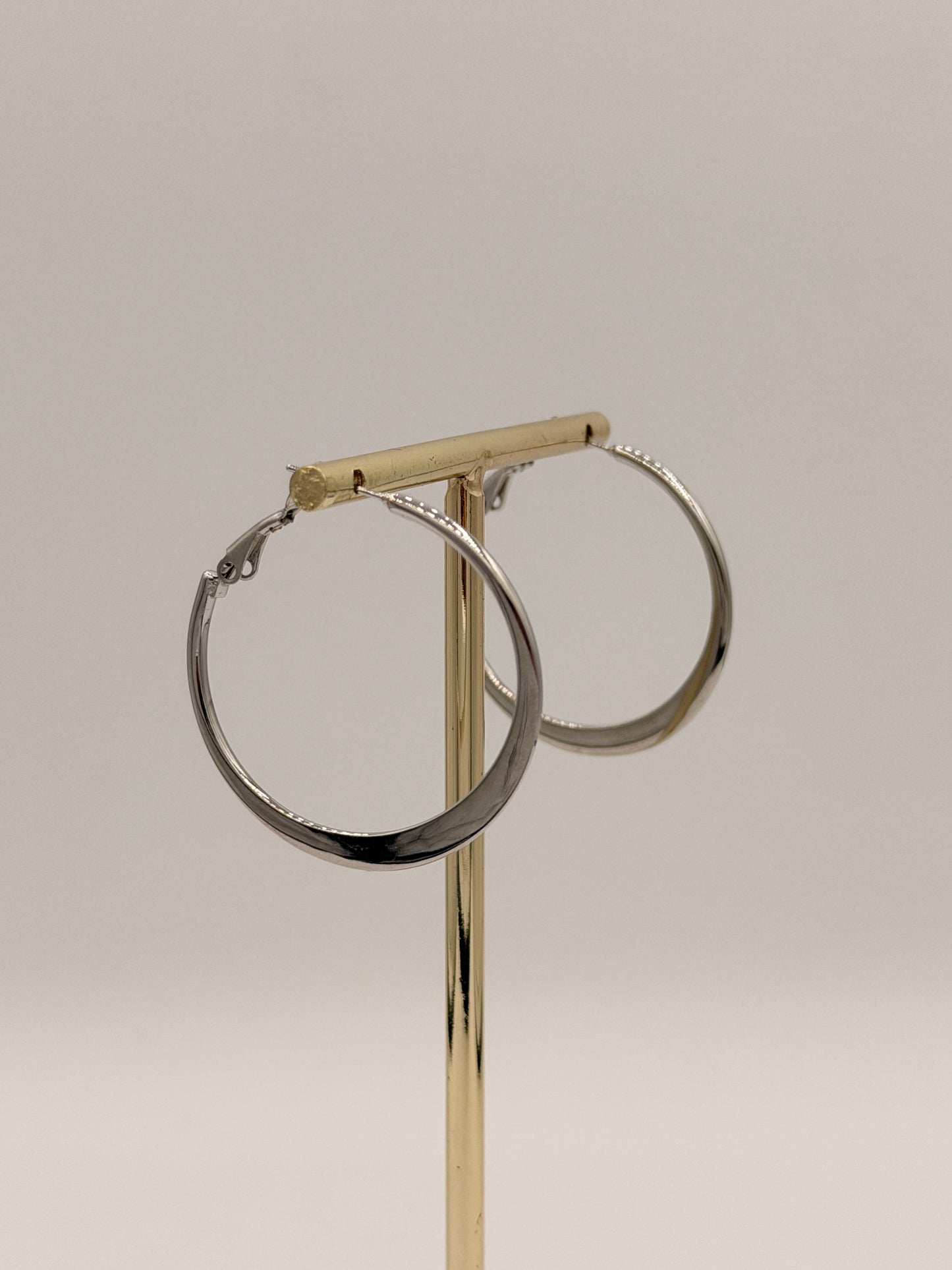 Hoops Flat Zilver S