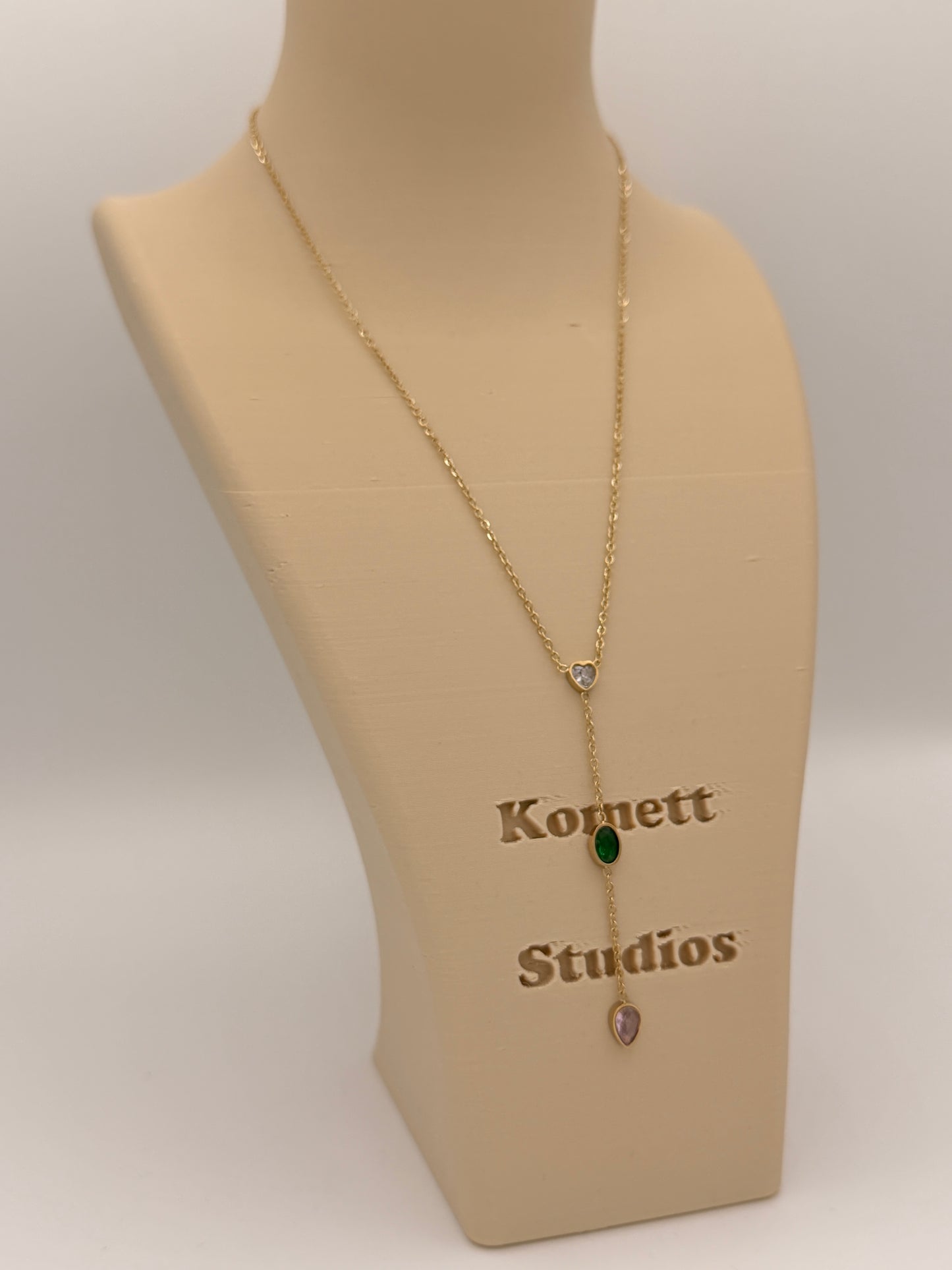 Ketting Y shape Little Gems