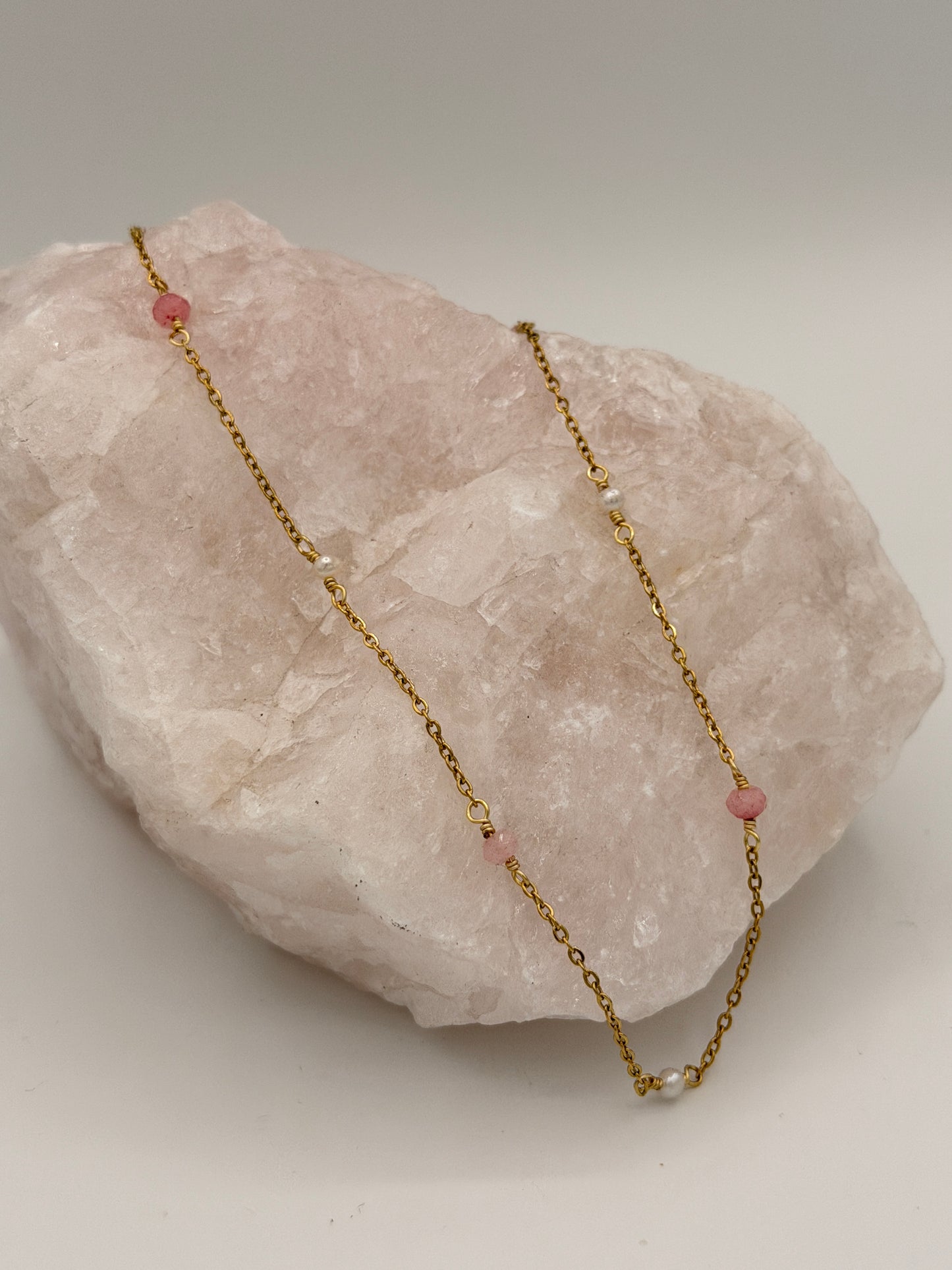 Ketting Pink Pearl