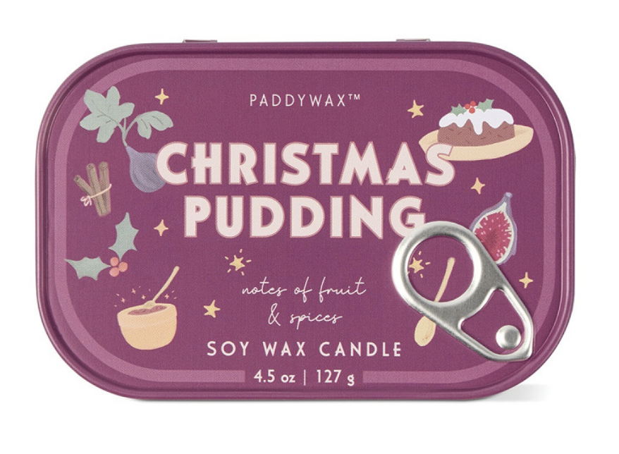 Tin Candle - Christmas Pudding